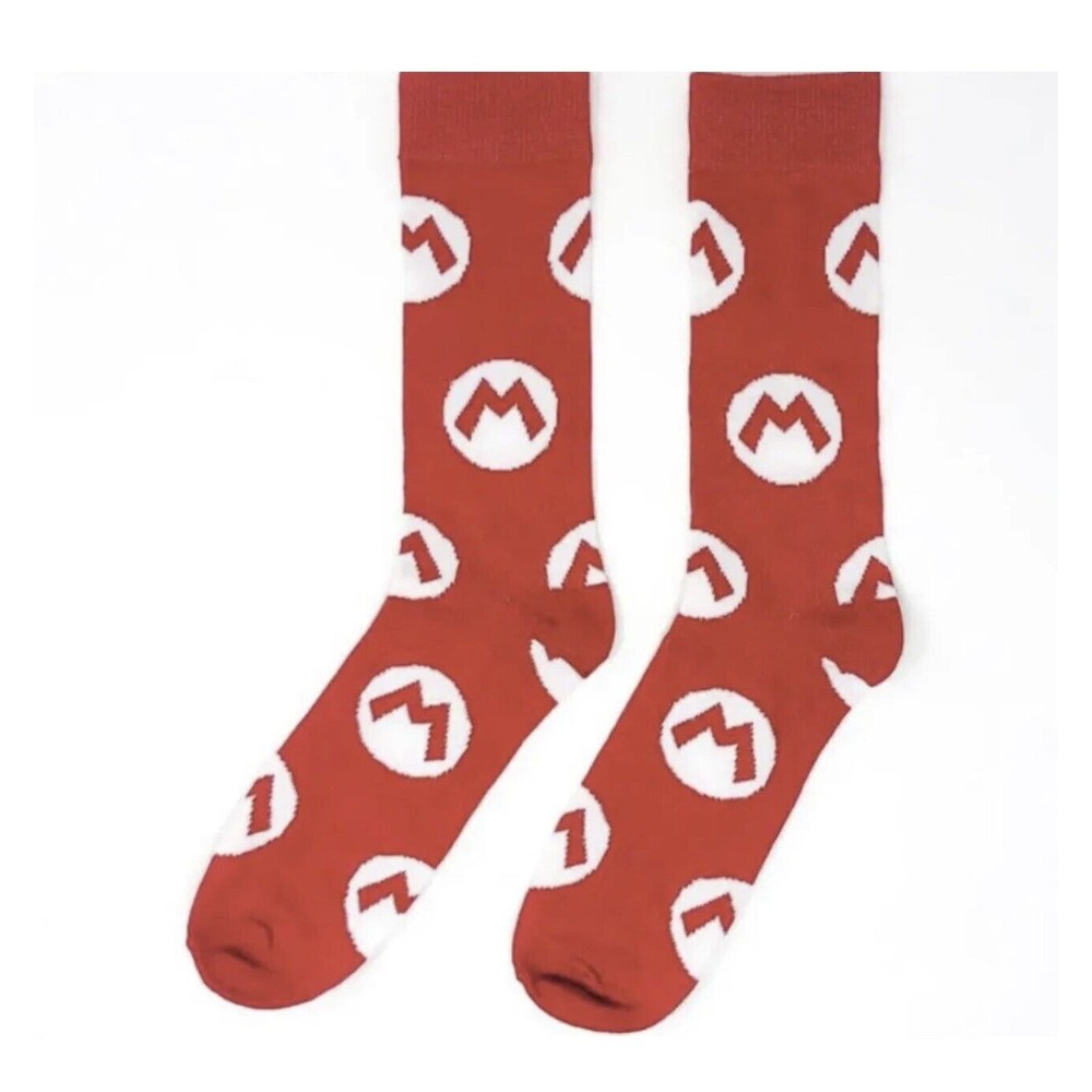 Super Mario Bro, The Legend Of Zelda Sock Comfortable, Soft, Nintendo 4 Pairs